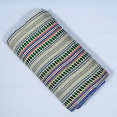 Multi Colour Cotton Acrylic Jacquard Fabric