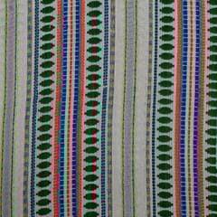 Multi Colour Cotton Acrylic Jacquard Fabric