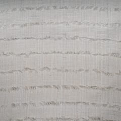 Off White Colour Cotton Jacquard Fabric
