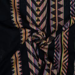 Multi Colour Cotton Jacquard Fabric