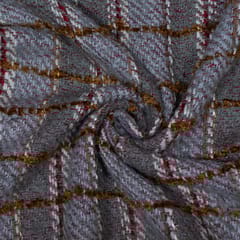 Multi Colour Cotton Acrylic Jacquard Fabric