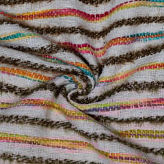Multi Colour Cotton Acrylic Jacquard Fabric