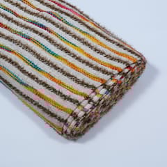 Multi Colour Cotton Acrylic Jacquard Fabric