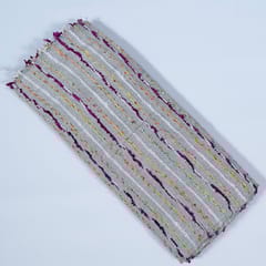 Multi Colour Cotton Acrylic Jacquard Fabric