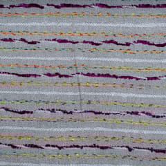 Multi Colour Cotton Acrylic Jacquard Fabric