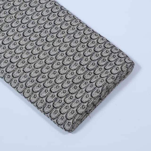 Multi Colour Cotton Zari Jacquard Fabric