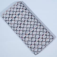 Multi Colour Cotton Jacquard Fabric
