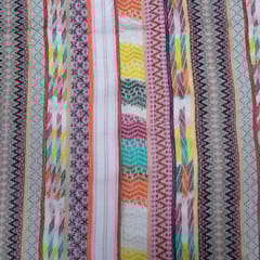 Multi Colour Cotton Jacquard Fabric