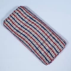 Off White Colour Cotton Acrylic Jacquard Fabric