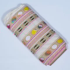 Multi Colour Cotton Jacquard Fabric