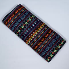 Multi Colour Cotton Jacquard Fabric