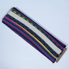 Multi Colour Cotton Acrylic Jacquard Fabric