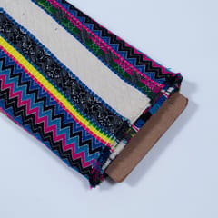 Multi Colour Cotton Acrylic Jacquard Fabric