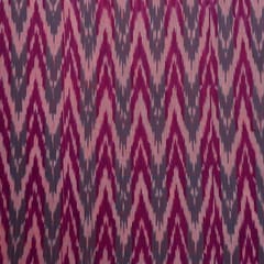 Multi Colour Cotton Ikat Fabric