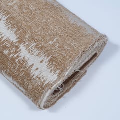 Beige Colour Shaneel Jacquard Fabric