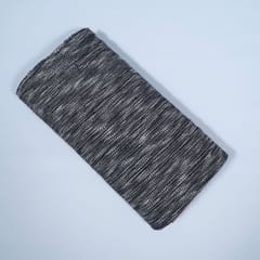 Black and White Colour Cotton Jacquard Fabric