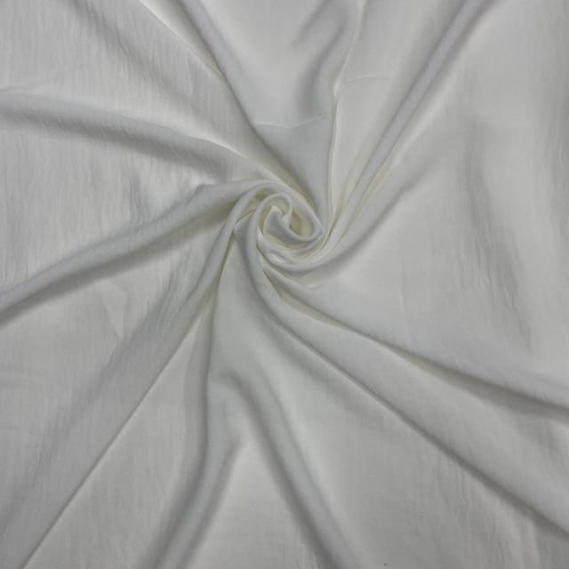 White Colour Toronto Lycra Fabric