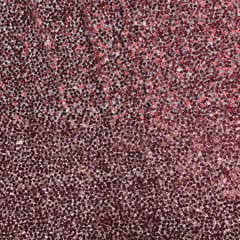 Maroon Colour Abstract Sequence Net Fabric