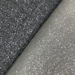 White Colour Abstract Sequence Net Fabric