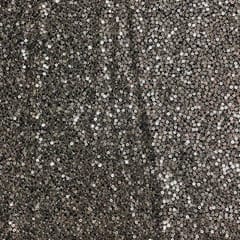 Light Gold Colour Abstract Sequence Net Fabric