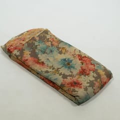 Multi Colour Tissue Organza Digital Printed Fabric