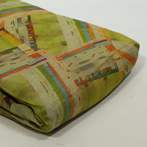 Multi Colour Tissue Organza Digital Printed Fabric