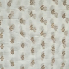 Dyeable Viscose Organza Embroidered Fabric
