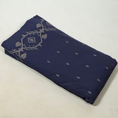 Grey Colour Jamdani Cotton Jacquard Fabric
