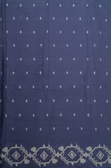 Grey Colour Jamdani Cotton Jacquard Fabric