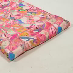 Multi Colour Modal Satin Printed Fabric