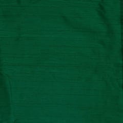 Bottle Green Colour Katan Silk Fabric