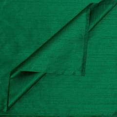 Bottle Green Colour Katan Silk Fabric