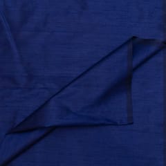 Navy Blue Colour Katan Silk Fabric