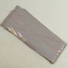 Raibow Foil Taupe Grey Jersey Fabric