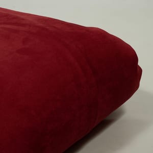 Maroon Colour Knitted Suede Fabric