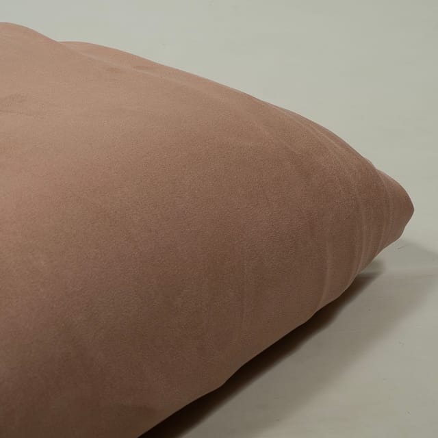 Peach Colour Knitted Suede Fabric