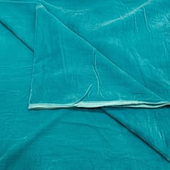Firozi Colour Micro Velvet fabric