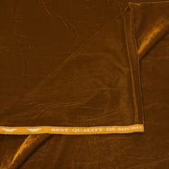 Dark Mustard Colour Micro Velvet fabric