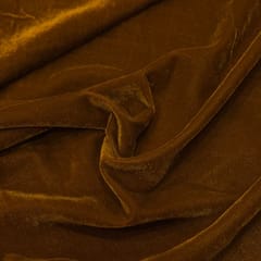 Dark Mustard Colour Micro Velvet fabric