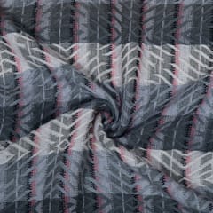 Multi Colour Cotton Jacquard Fabric