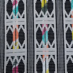 Multi Colour Cotton Acrylic Jacquard Fabric