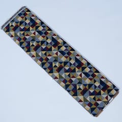 Multi Colour Poly Cotton Jacquard Fabric