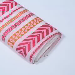 Multi Colour Viscose Cotton Jacquard Fabric