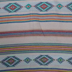 Multi Colour Cotton Jacquard Fabric