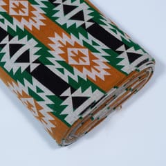 Multi Colour Poly Cotton Jacquard Fabric