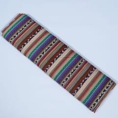 Multi Colour Cotton Acrylic Jacquard Fabric