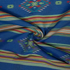 Multi Colour Cotton Jacquard Fabric