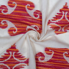 Multi Colour Cotton Acrylic Jacquard Fabric