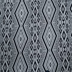 Black and White Colour Cotton Acrylic Jacquard Fabric