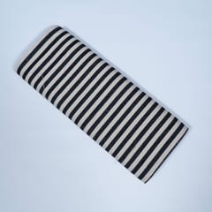 Black and White Colour Cotton Jacquard Fabric